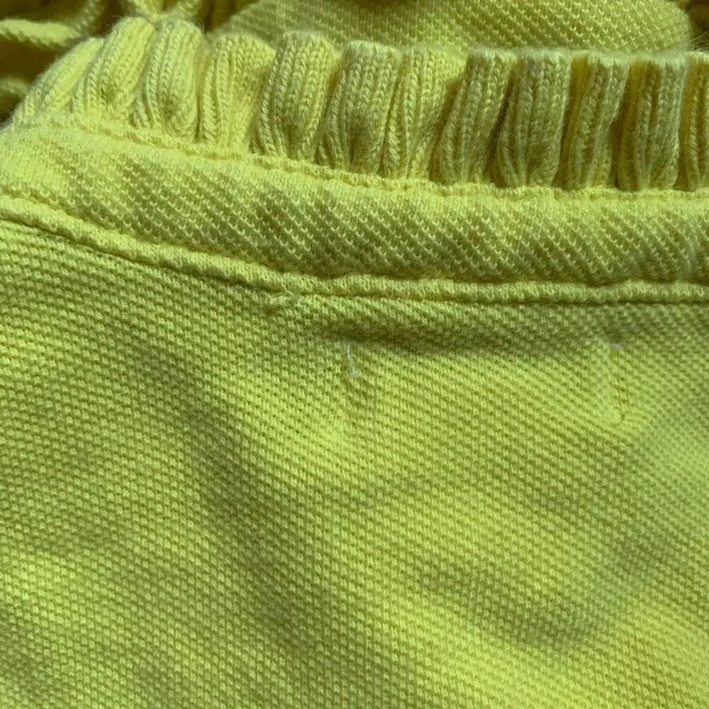 Ralph Lauren Cap Sleeve Ruffle Polo Dress Yellow Size 12m 12 months